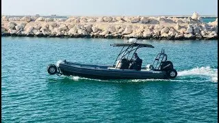 ASIS Amphibious boat going at full speed