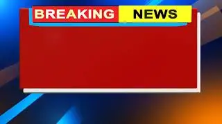 breaking news plate 3d
