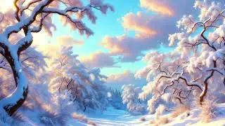 snow and sunlight lofi 🐾 calm beats for a bright winter day