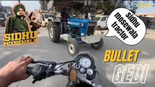 Sidhu moosewala tractor 😱 | ford 3600 | ulta gear bullet standard 350 | @Ankityaduvanshi1732 