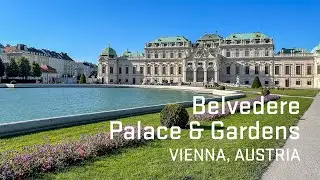 Walk Around Vienna Belvedere Palace & Gardens | 4K HDR