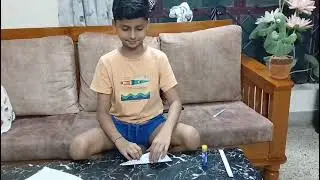 Creativity in Action: Naksh Made a Paper Knife ✂️📄
