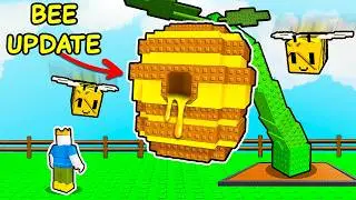 growing EVERYTHING in BIZZY BEE UPDATE in Roblox grow a garden...