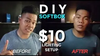 Low Budget Lighting Setup | DIY Lighting Setup For Beginners (Tagalog)