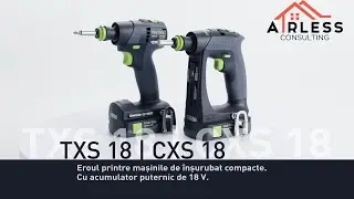 Masina de gaurit si insurubat cu acumulator 18V Festool - puternica si usor de manevrat