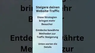 Steigere deinen Website-Traffic