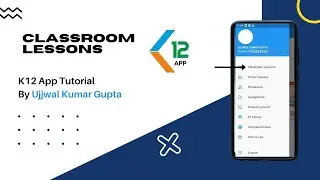 K12 App Classroom Lessons Tab Tutorial - Hitech || How to Use Classroom Lessons Tab