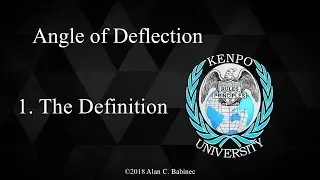 Angle of Deflection - Kenpo Karate