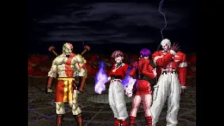 Kratos vs Orochi Chris, Shermie e Yashiro (GOD OF WAR vs KOF)