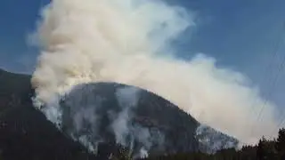 Sourdough Fire - From Gorge Lake