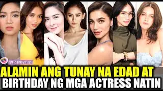 Mga PINAY CELEBRITIES na Magka-AGE at TILA Pareho din ang Ugali! Sino kaya ang MAGKA-EDAD sa kanila!