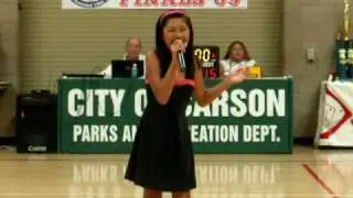 Kyra singing HERO by Mariah Carey