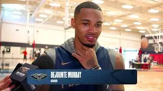Dejounte Murray on return, recovery from Achilles injury | Pelicans Practice 2/23/26