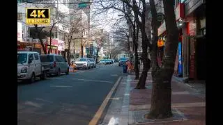 A Quiet Noon Walk Around Hapjeong Food Alley, Seoul / 오후 12시, 한산한 합정역 먹자골목 산책