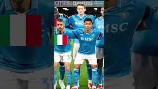 Napoli Squad *Their Nationality* #shorts #football #napoli #seriea