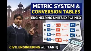 Metric System and Conversion Tables | Engineering Units Explained | Civil Engineering with Tariq
