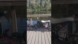 I love the nature behind the bikes #electricbike#dirtbike #electricbicycle#ebikelife #ebikeadventure