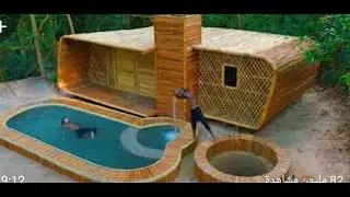 Full Video  Building Two Story Villa With Private Underground Living Room and Swimming  pool