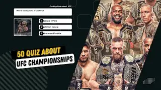 Ultimate UFC Quiz  50 Questions to Test Your MMA Knowledge  /Quiz Today.