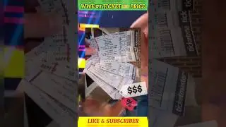 Wwe ticket price|#wwe #romanreigns #shorts #trending #viral