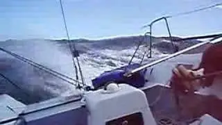 Farr 40 heavy weather double handed sailing