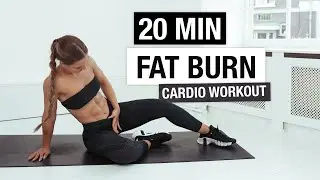 20 MIN CALORIE KILLER HIIT Workout - Full body Cardio, No Equipment | 24-day FIT challenge