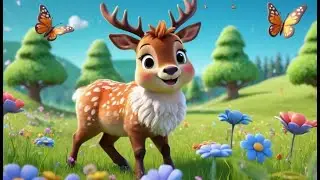 Elk Antlers Go Clash Clash Clash | English Nursery Rhyme | Kids Songs | Baby Music
