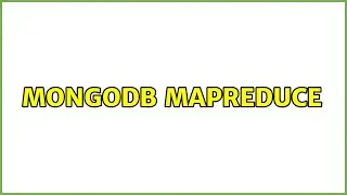 MongoDB mapreduce