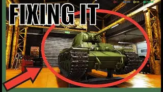 Tank Mechanic Simulator - | Episode 1| - KV-1 Full Restoration From Start To Finish(No Commentary)