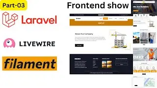 Laravel Livewire Filamentphp  Construction Project | Bangla tutorial | Part 3