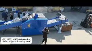 PP Raffia Shredder Crusher, Big Jumbo Bag Grinder Mill, Durable Alloy Rotary Blades With Sharpener