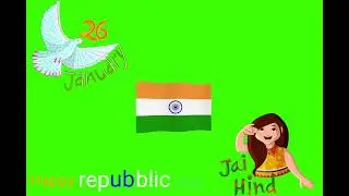 republic day green screen