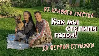 ПЕРЕЕХАЛИ ИЗ МОСКВЫ В ДОМ У ЛЕСА #19 Рулонный газон стелили сами || От сорняка до первой стрижки