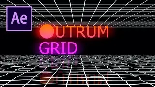 Outrun 3D Grid After Effects Tutorial
