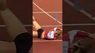 Switzerland vs Netherlands 4x100mrelay did she pushed her?🤔 #athletics #trackandfield