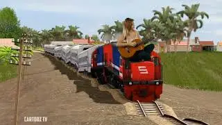 Anaconda & Girl Crying Train | Stops the Train | Beamng drive | Train Simulator | Anaconda & Train