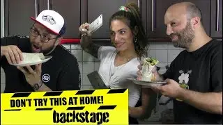Backstage Cooking Maliatsis | Don't try this at home!