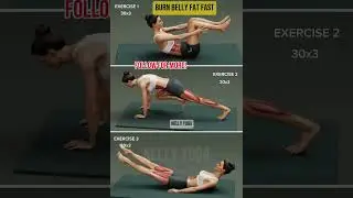 Do THIS for 5 Min a Day &rarr; Flat Belly GUARANTEED! 🔥💯 #bellyfat #weightloss #motivation