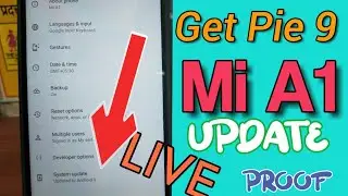 Get Pie 9 Mi A1 Update Without Beta Update