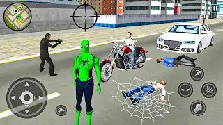Spider Rope Hero Ninja Gangster Crime Vegas City #25 - Android Gameplay