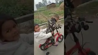 2  yrs litttle Army Kids with Pillion Rider