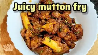 మటన్ ఫ్రై మరియు గోంగూర😋 Mutton Fry And Gongura Recipes In Telugu