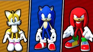 HEDGEHOG TESTING [KNUCKLES UPDATE] - ALL CHARACTERS & STAGES (Sonic Roblox Fangame)