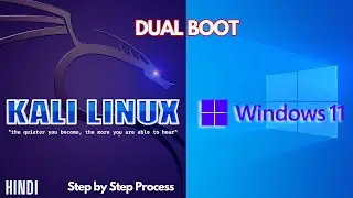 Kali Linux And Windows Dual Boot Process Step by Step For Beginners!