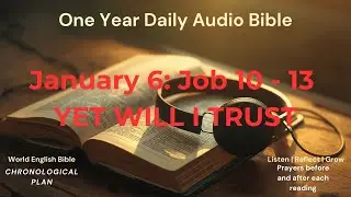 Bible in a Year 2026 | Day 6 | January 6 | Job 10 - 13 | Arguing With God?