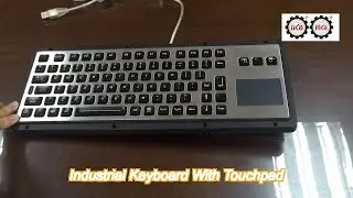 vandal proof 85 keys marine backlit keyboard with integrated touchpad