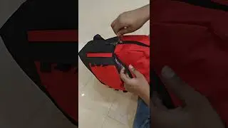 Red+Black school bag