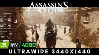 Assassins Creed Mirage: RTX4090 | DLSS Native | 3440x1440 Ultrawide