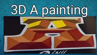 How to draw capital letters A