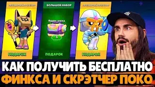 КАК ПОЛУЧИТЬ ФИНКСА и СКРЭТЧЕР ПОКО БЕСПЛАТНО? Обновление в Бравл Старс #brawlstars #shorts